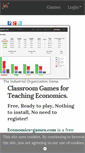 Mobile Screenshot of economics-games.com
